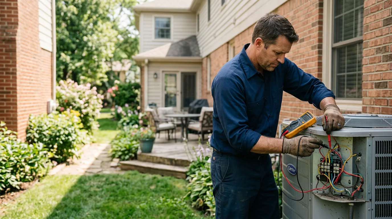 HVAC technician working near Dallas City, IL